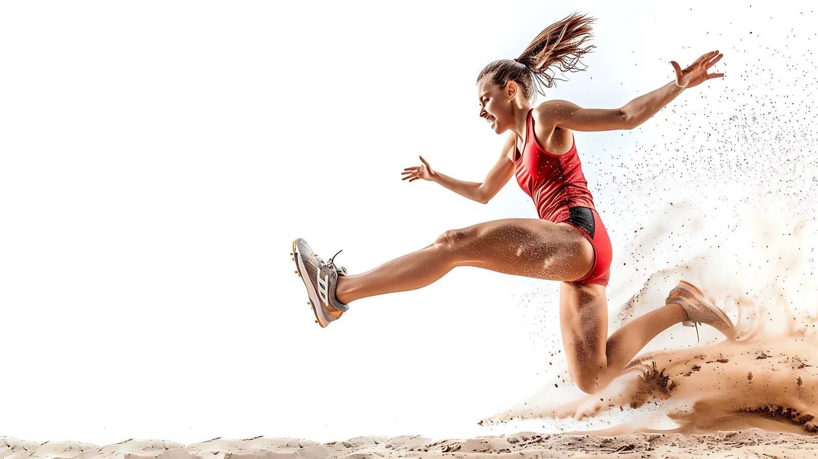 Athlete Long Jump Training — free download from Dotvec