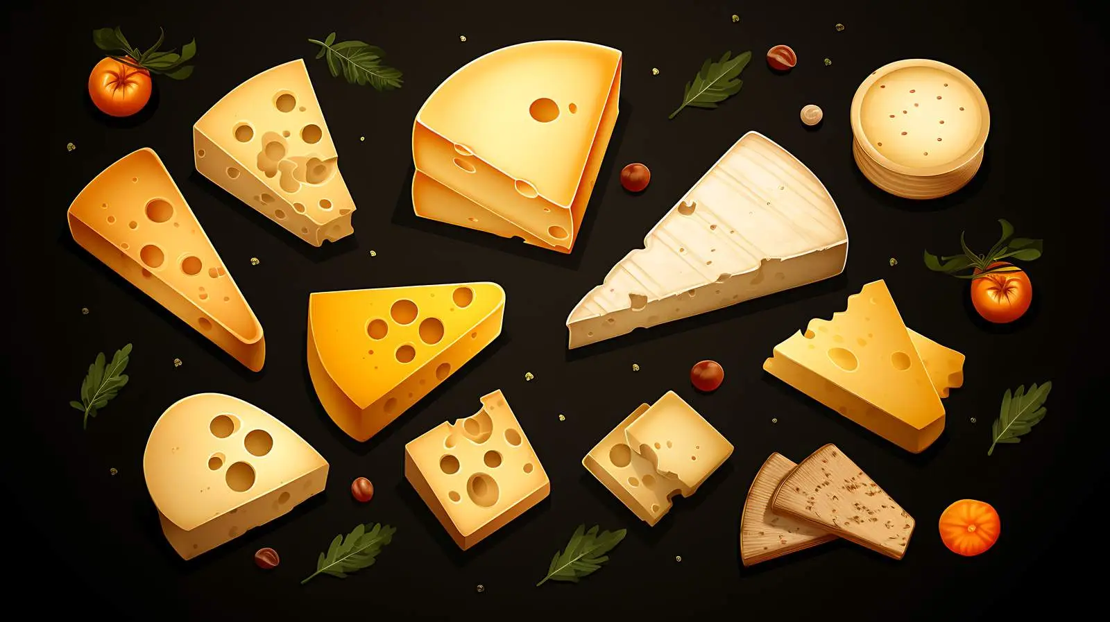 Savory Cheese Assortment — free download from Dotvec