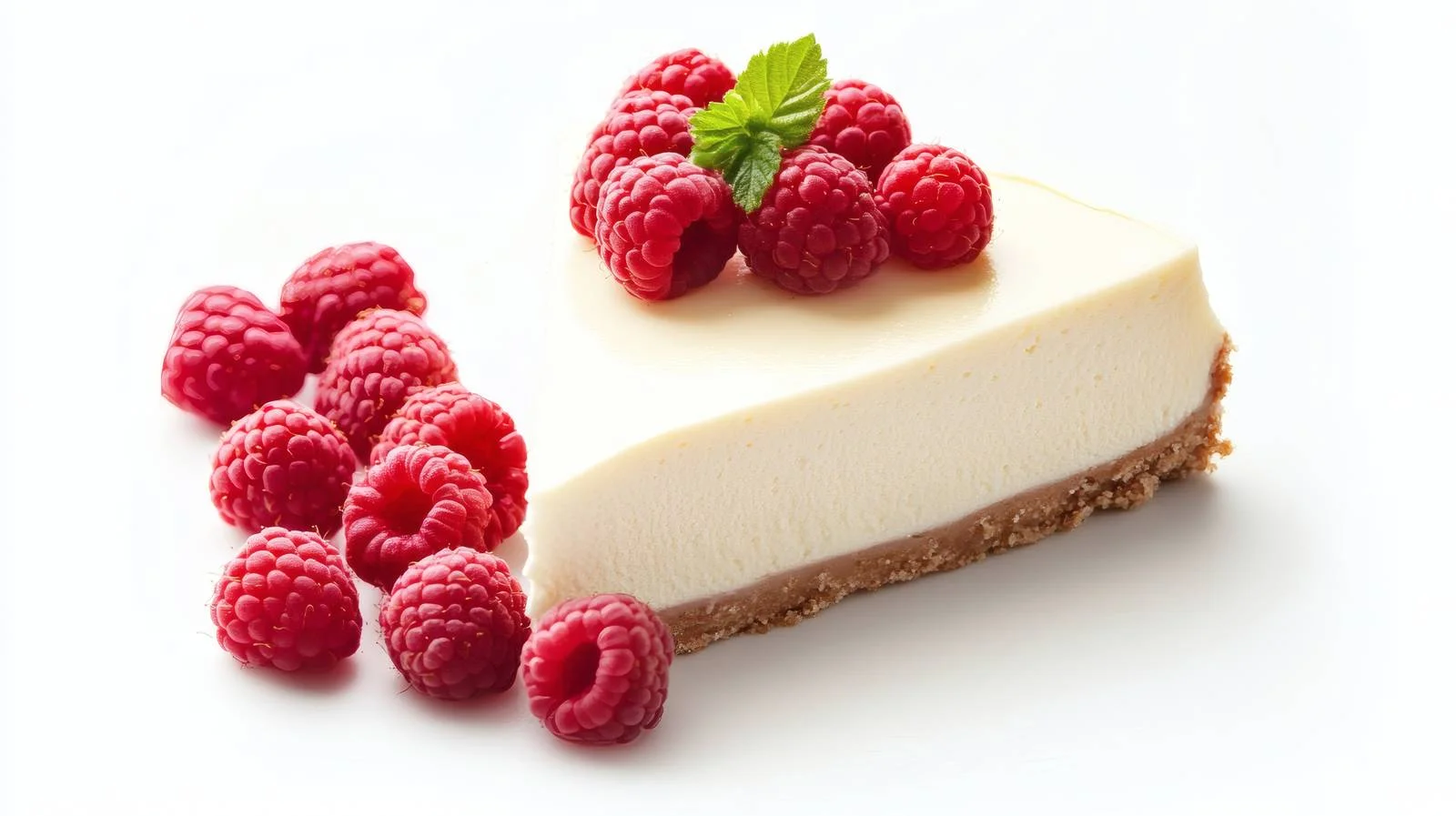 Delicious Cheesecake with Fresh Raspberries — free download from Dotvec