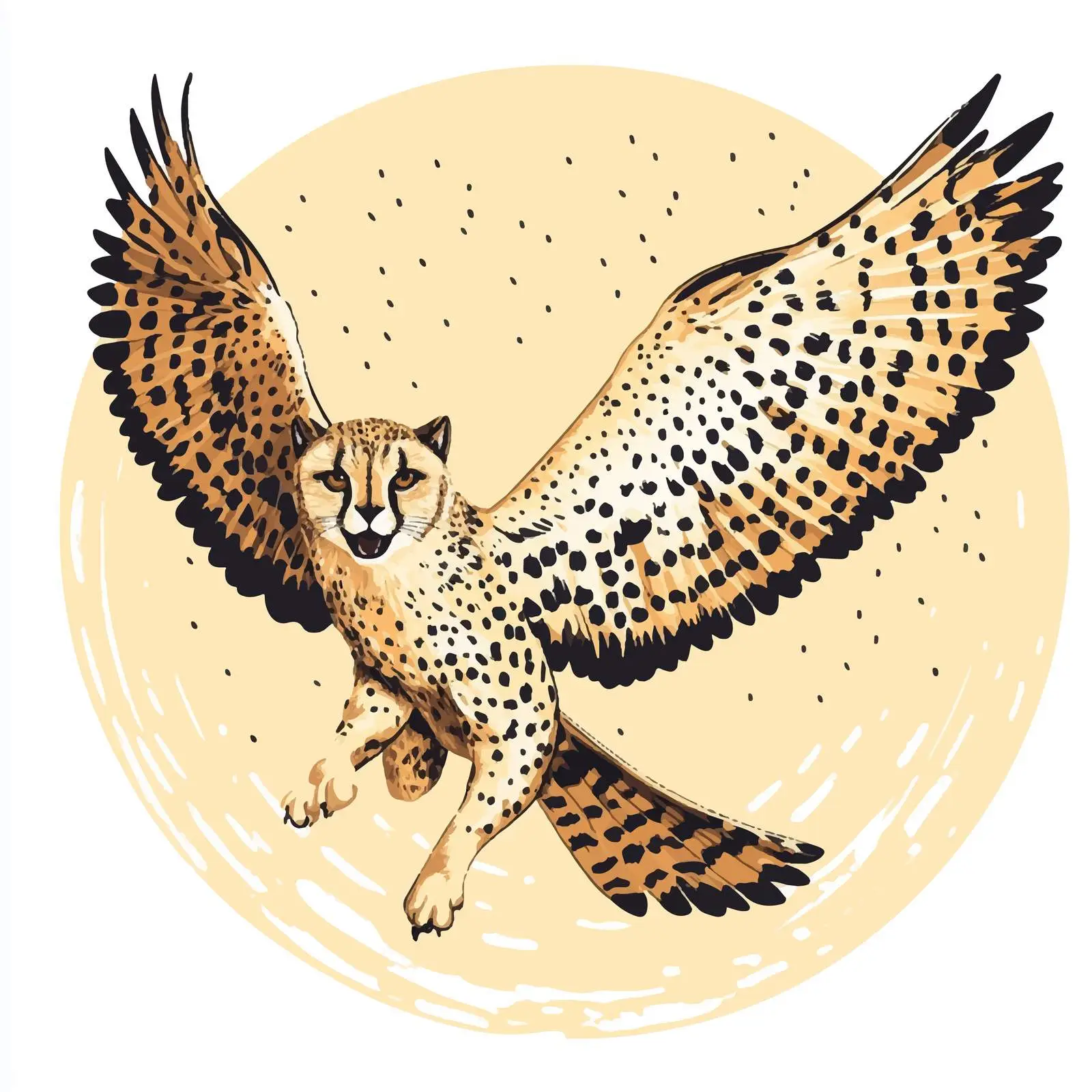 Cheetah Vector Illustration from Africa — free download from Dotvec