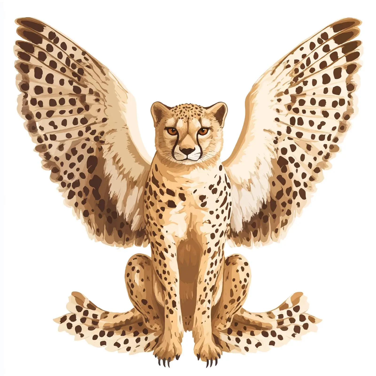 Cheetah Vector Illustration from Africa — free download from Dotvec