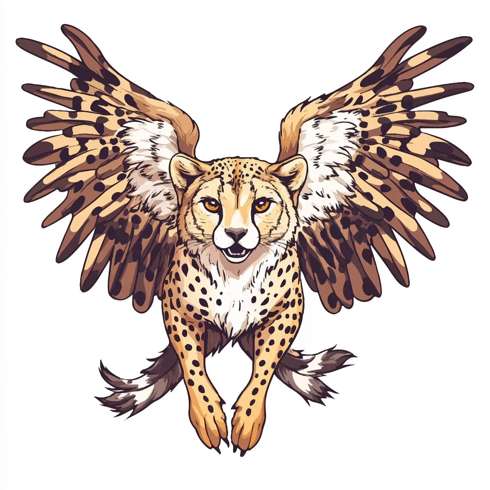 Cheetah Vector Illustration from Africa — free download from Dotvec