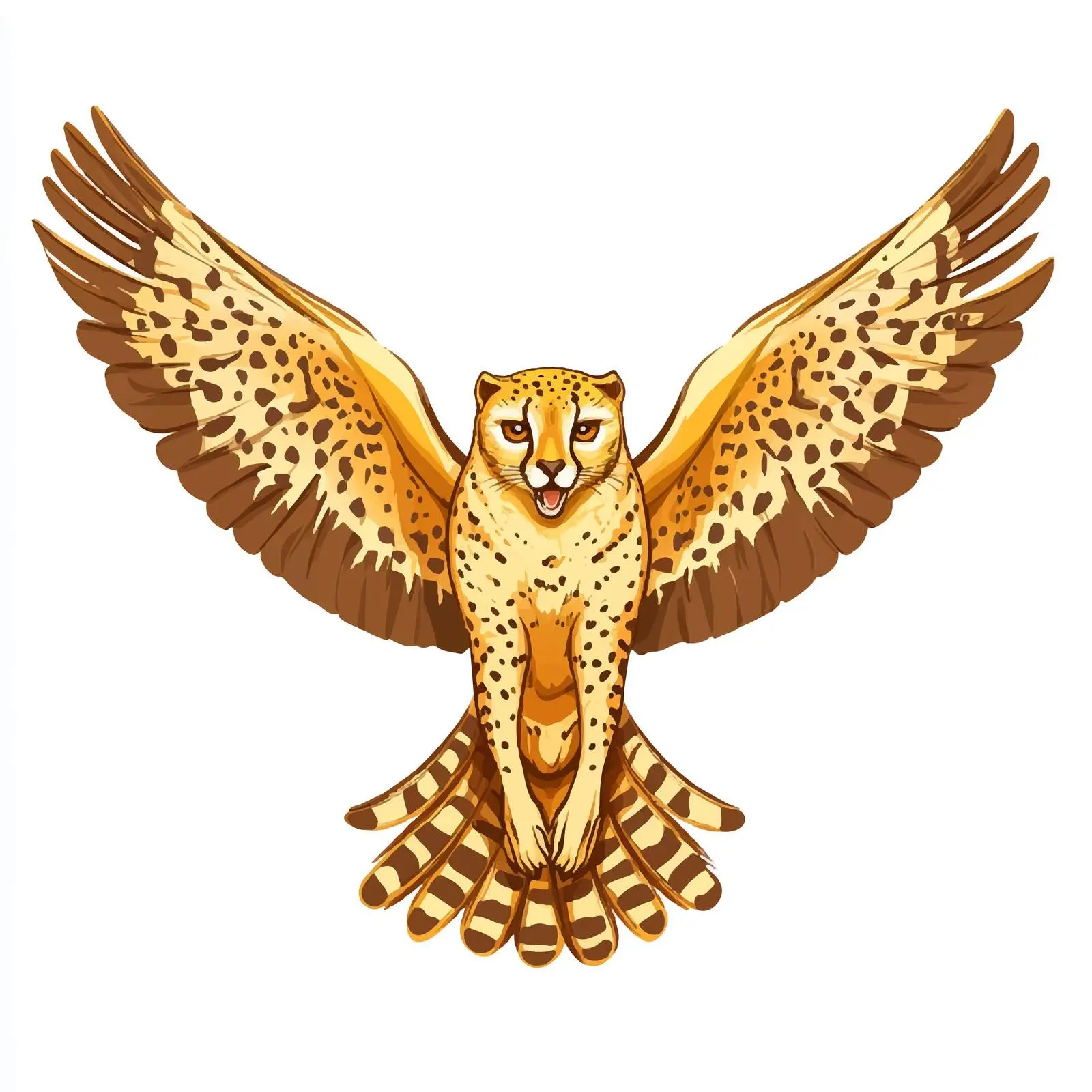 Cheetah Wild Animal Vector Illustration — free download from Dotvec