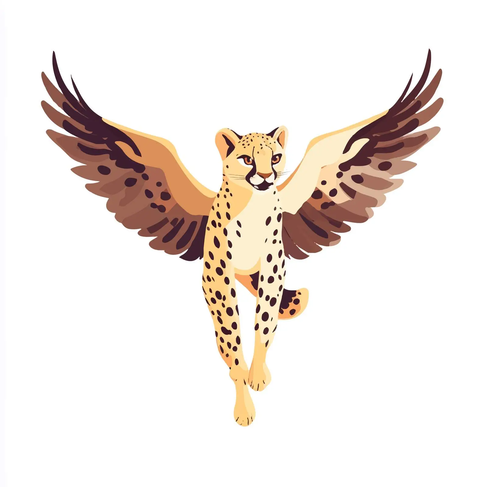 Cheetah Wild Animal Vector Illustration — free download from Dotvec