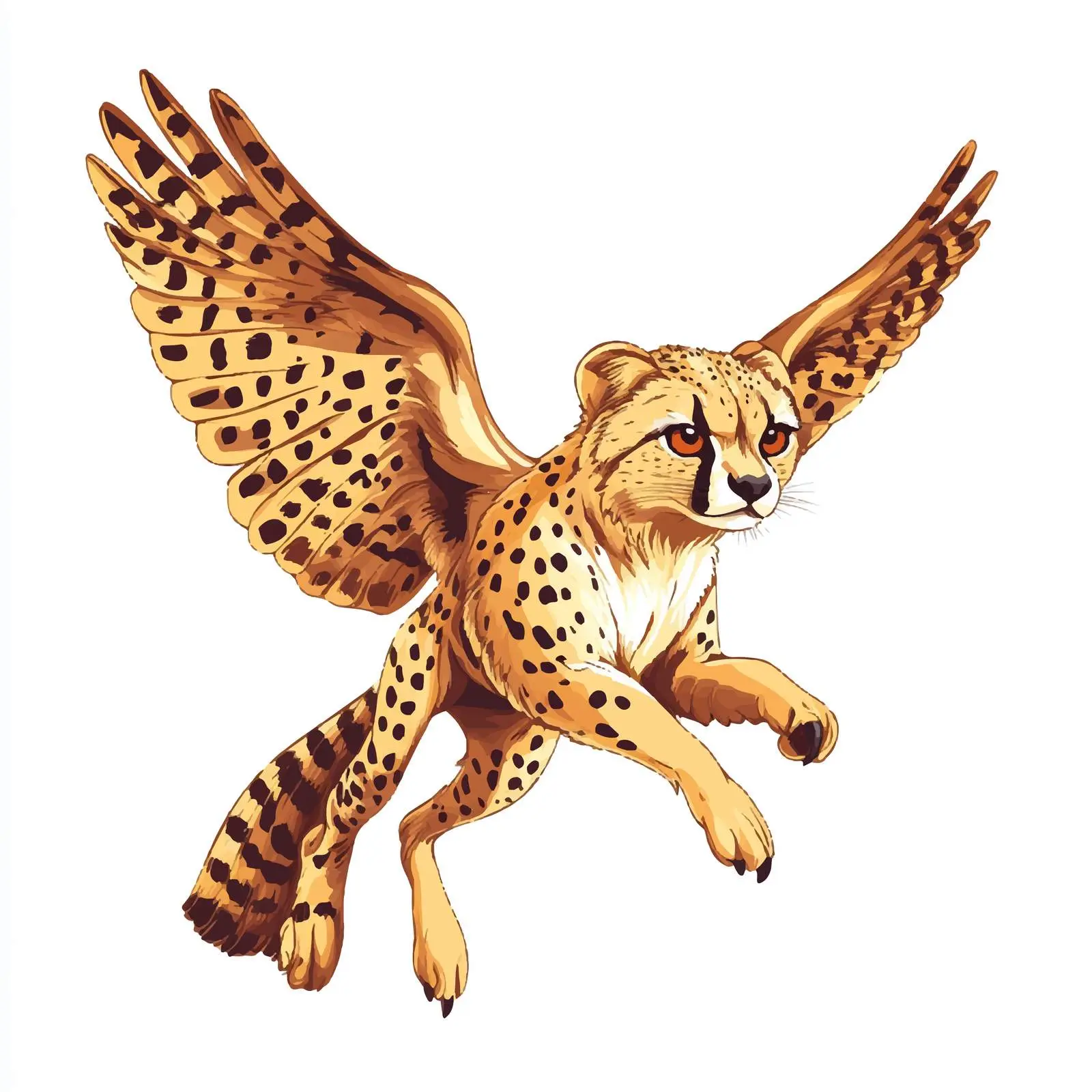 Cheetah Vector Illustration from Africa — free download from Dotvec