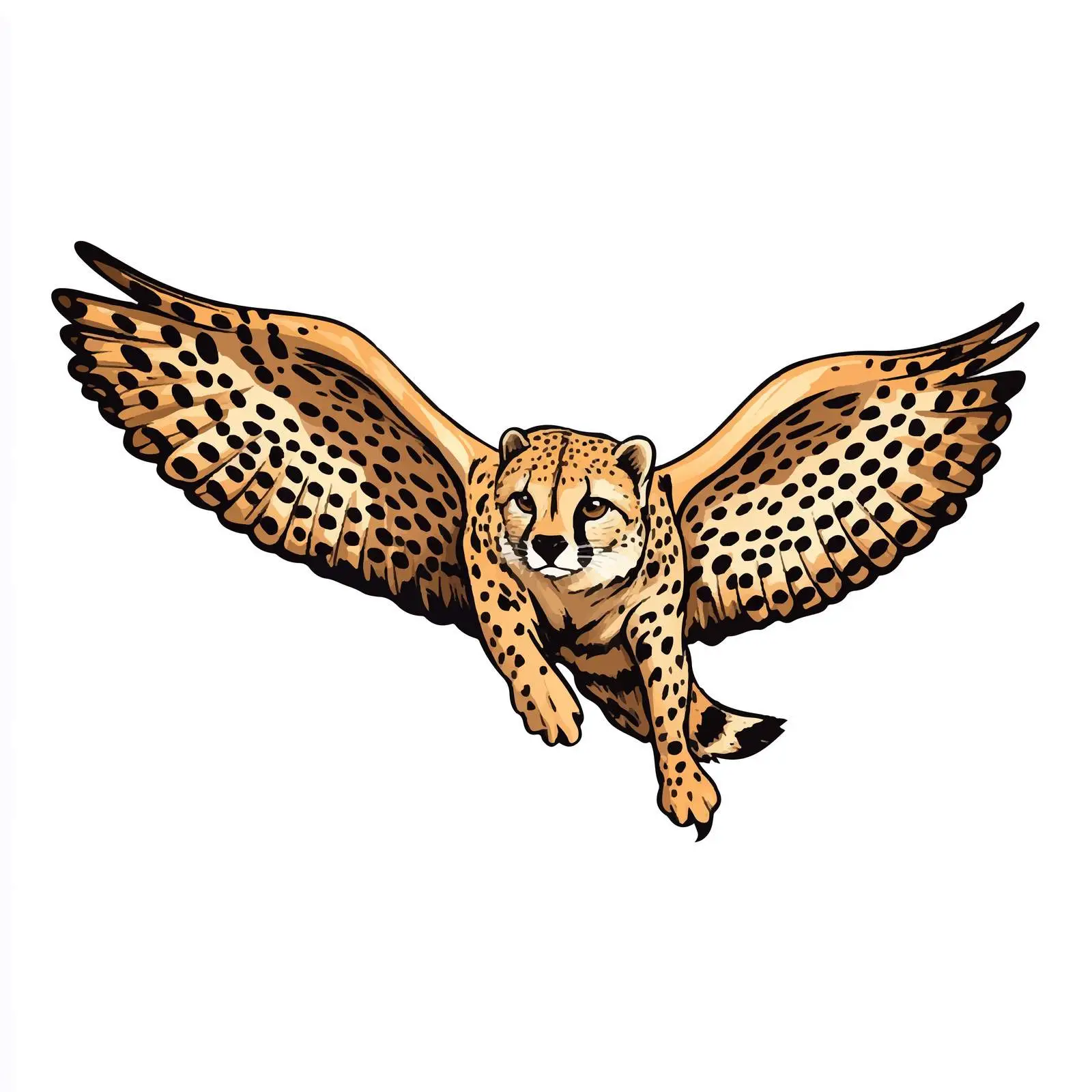 Cheetah Vector Illustration from Africa — free download from Dotvec