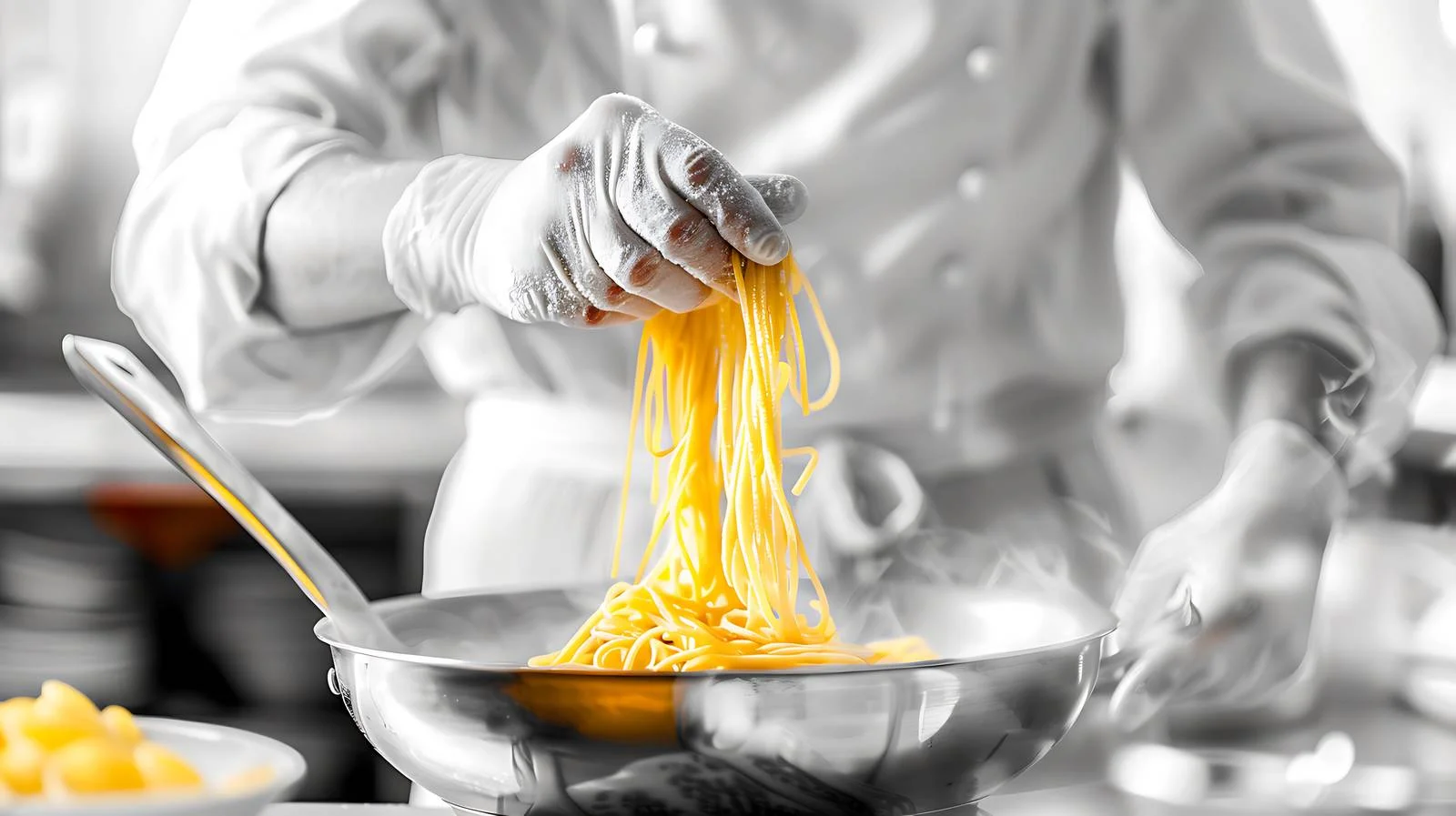 Italian Restaurant Pasta Cooking Scene — free download from Dotvec