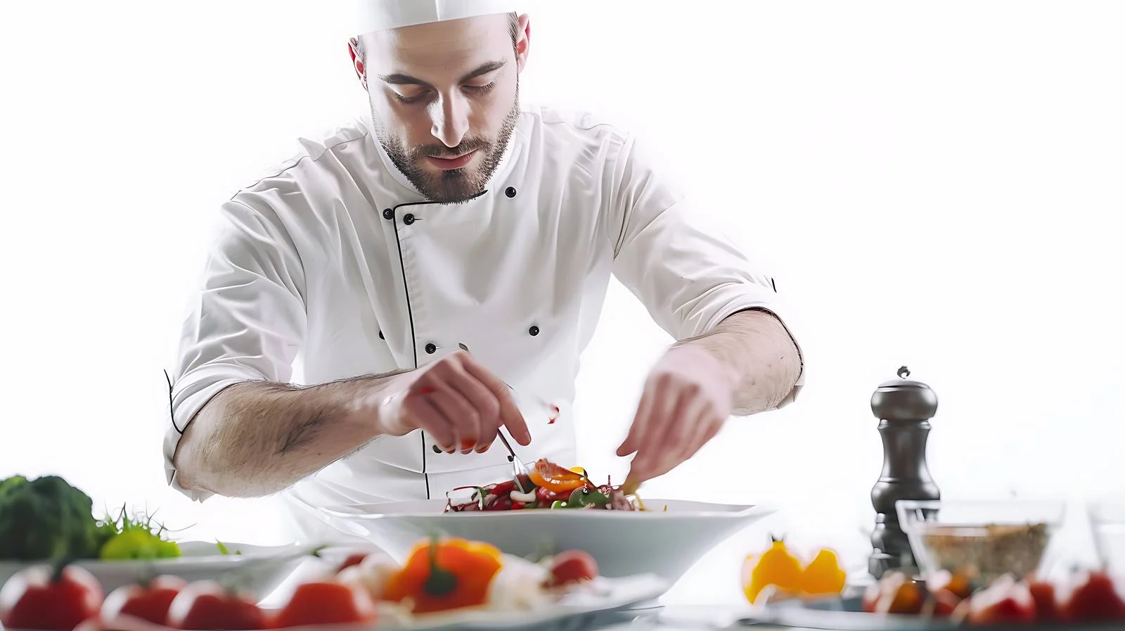 Italian Chef Cooking Traditional Dish — free download from Dotvec