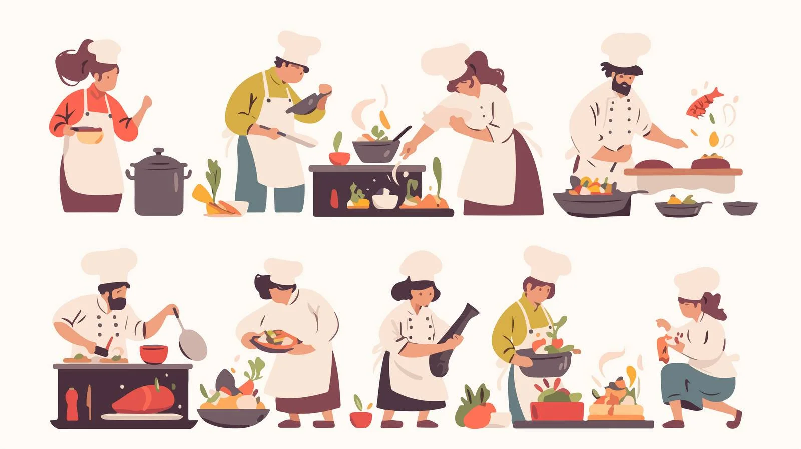 Gourmet Chef Adding Final Touch to Dish — free download from Dotvec