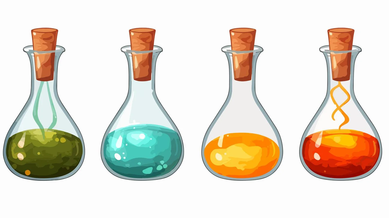 Chemical Vial Cartoon Stock Vector — free download from Dotvec