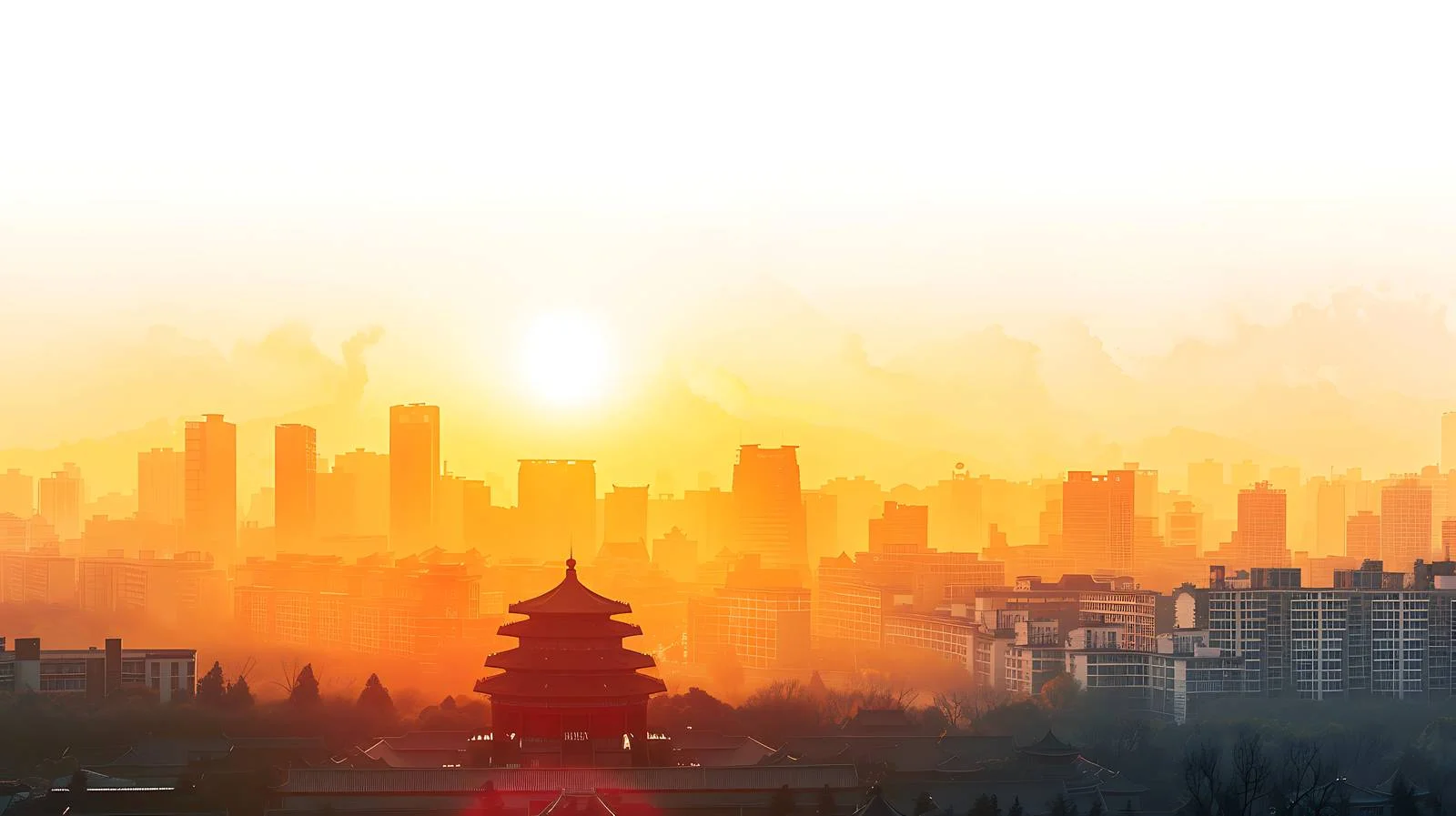 Serene Chengdu Taikouli Sunset Scene — free download from Dotvec