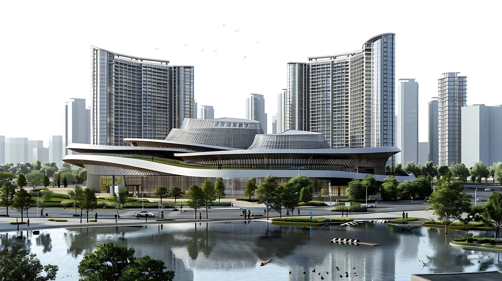 Chengdu Tianfu Conference Center Xibo Design — free download from Dotvec