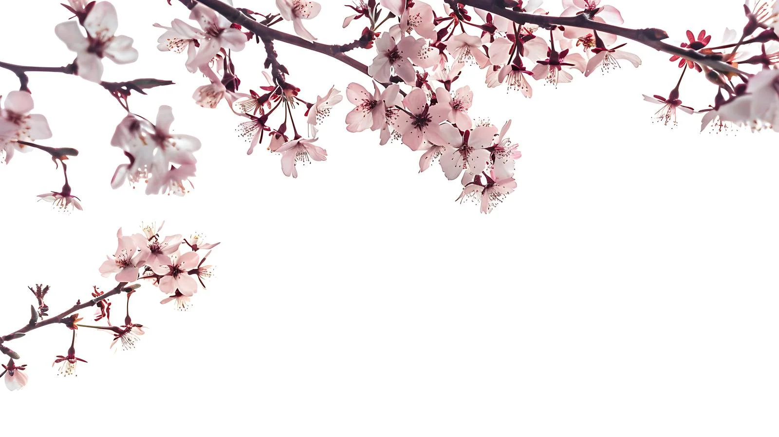 Elegant Cherry Blossom Background with Copy Space — free download from Dotvec