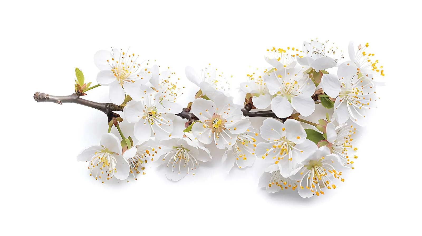 Vibrant Cherry Plum Blossoms in Spring Sunlight — free download from Dotvec