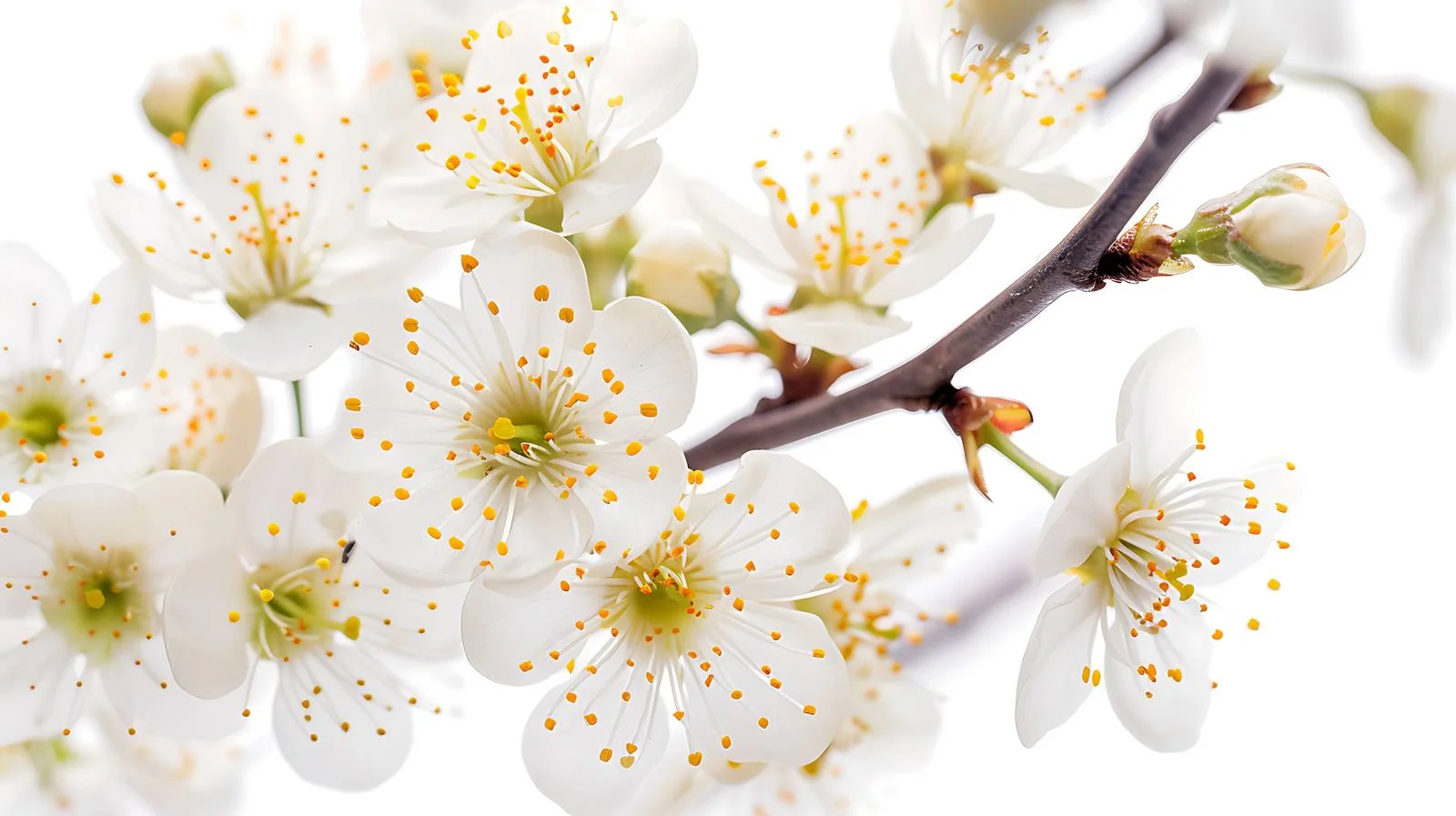 Radiant Cherry Plum Blossoms in Springlight — free download from Dotvec