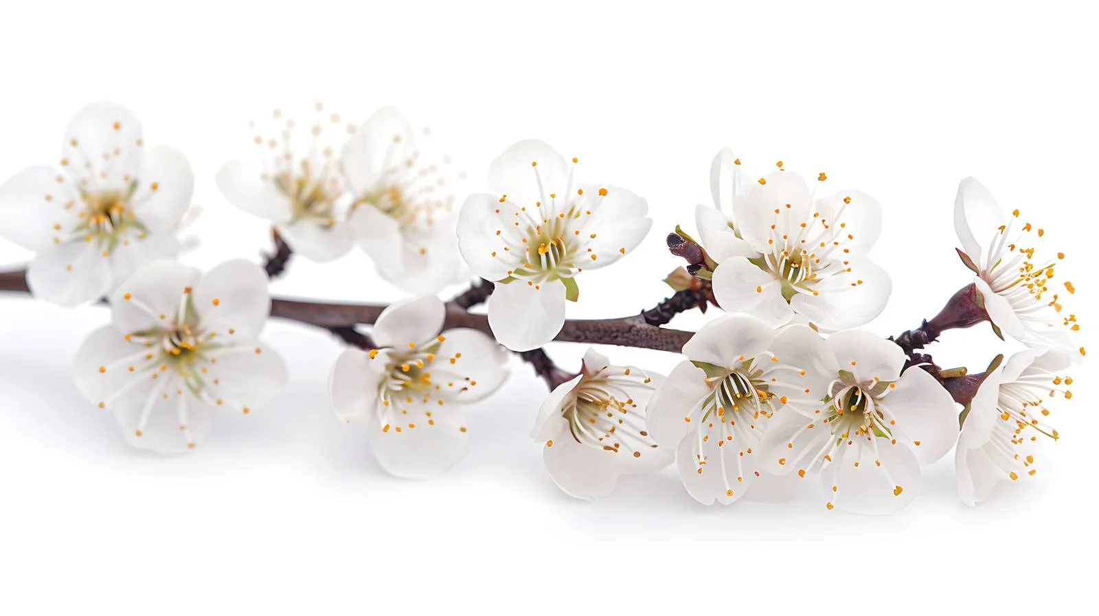 Vibrant Cherry Plum Blossoms in Spring Light — free download from Dotvec
