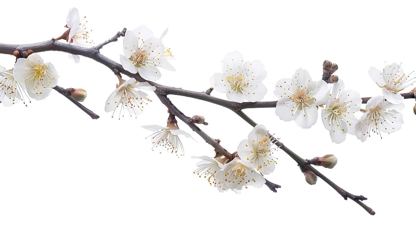 Vibrant Cherry Plum Blossoms under Blue Sky — free download from Dotvec