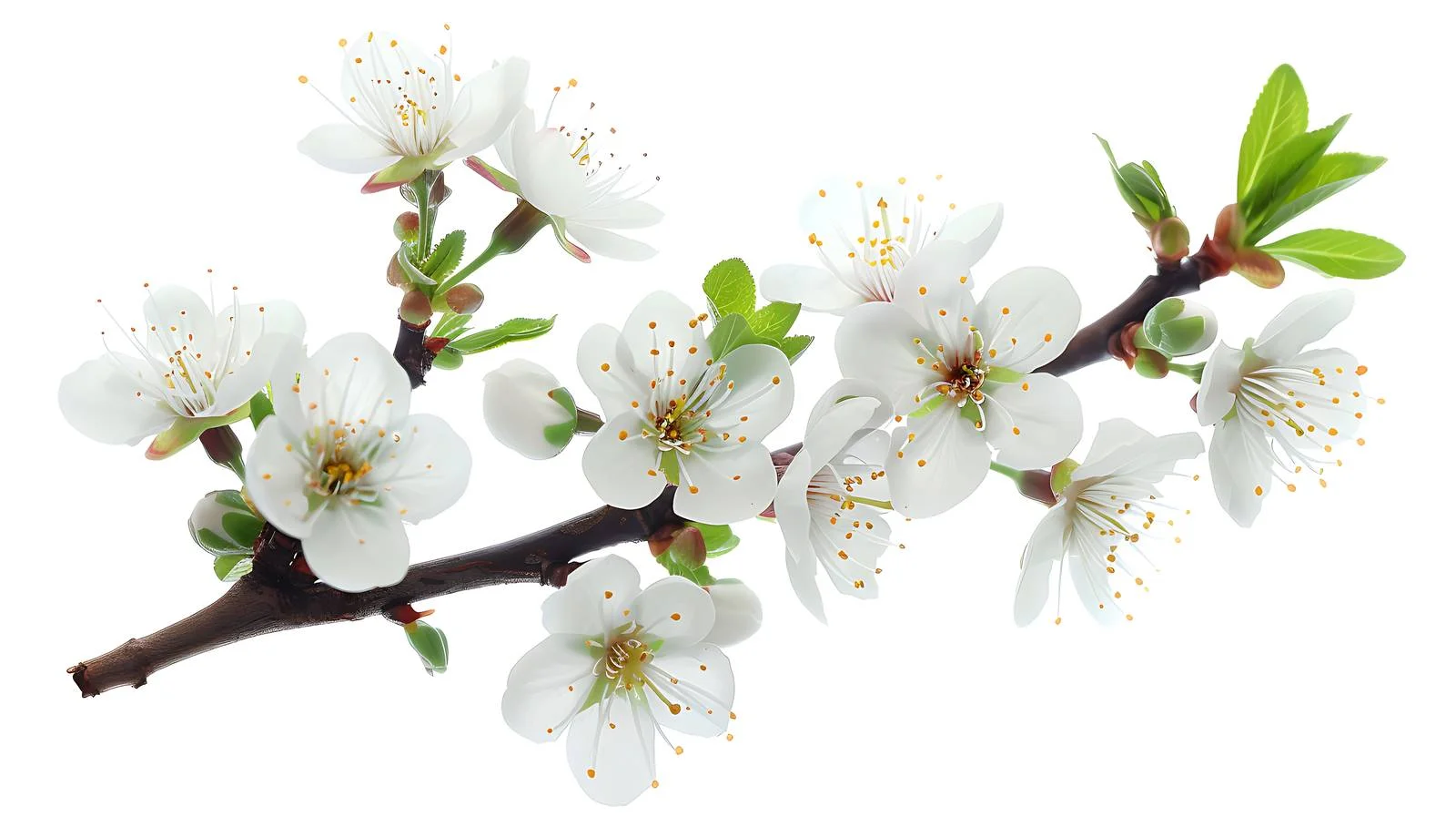 Gorgeous Cherry Plum Blossoms Sky View — free download from Dotvec