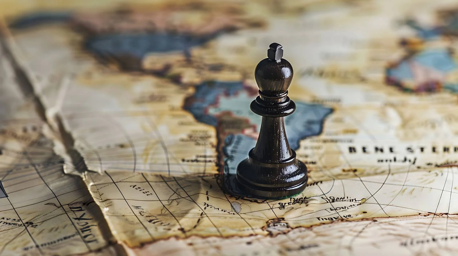 Strategic Chess Piece on Map — free download from Dotvec
