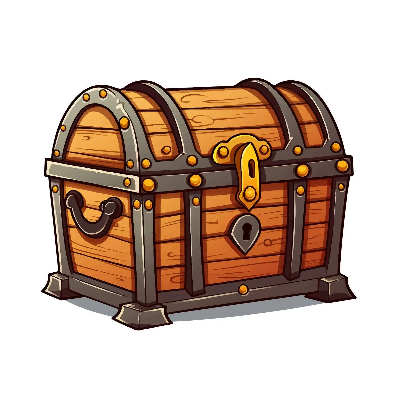 Cartoon Chest Vector Illustration — free download from Dotvec