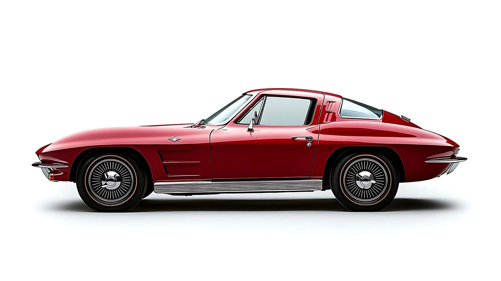 Chevrolet Corvette Stingray Classic Car Isolated — free download from Dotvec
