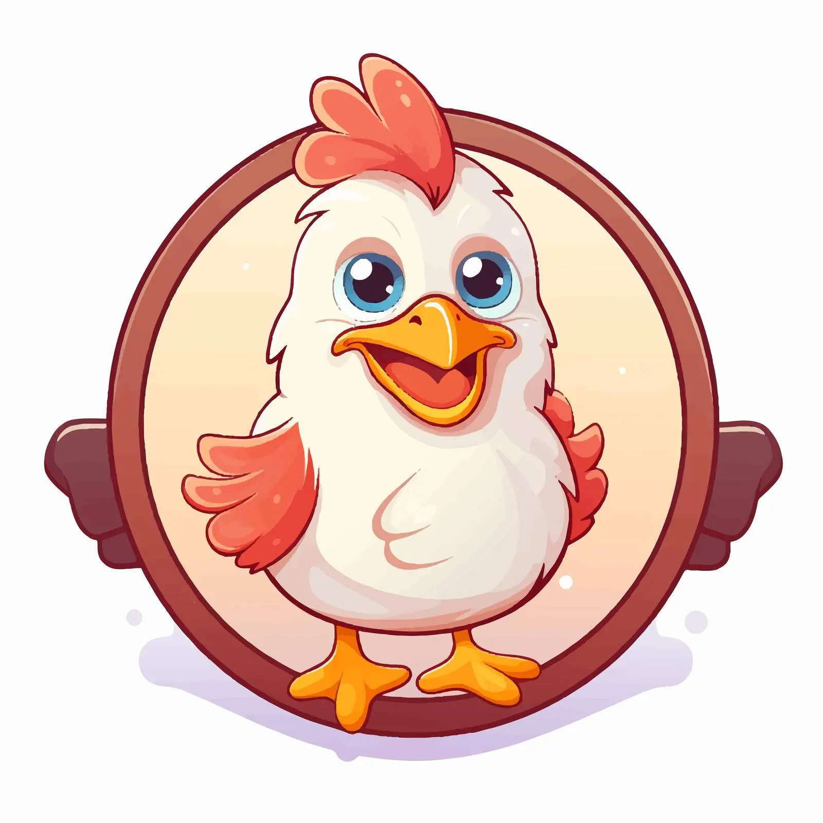 Premium Quality Chicken Cartoon Banner — free download from Dotvec