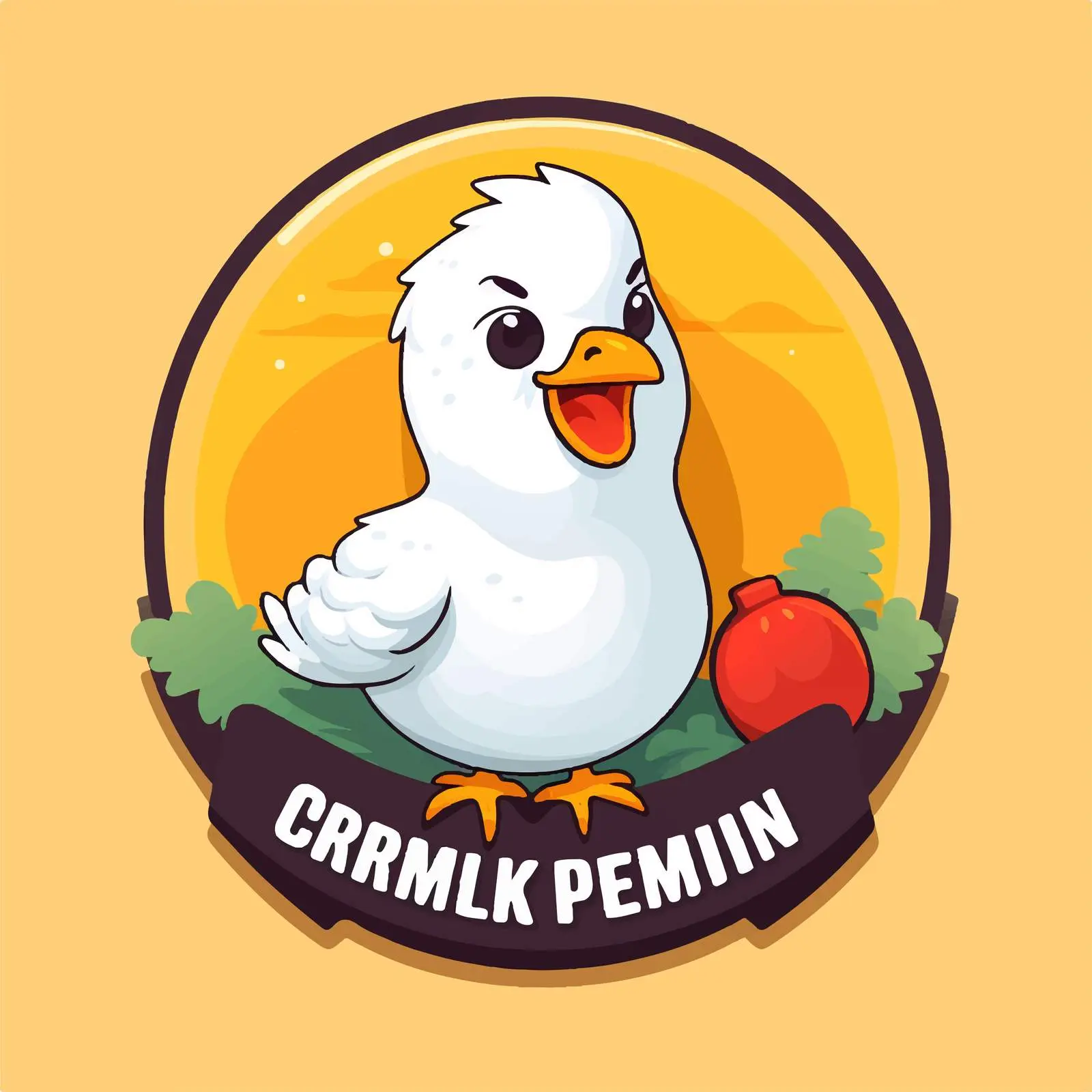 Premium Quality Chicken Cartoon Banner — free download from Dotvec