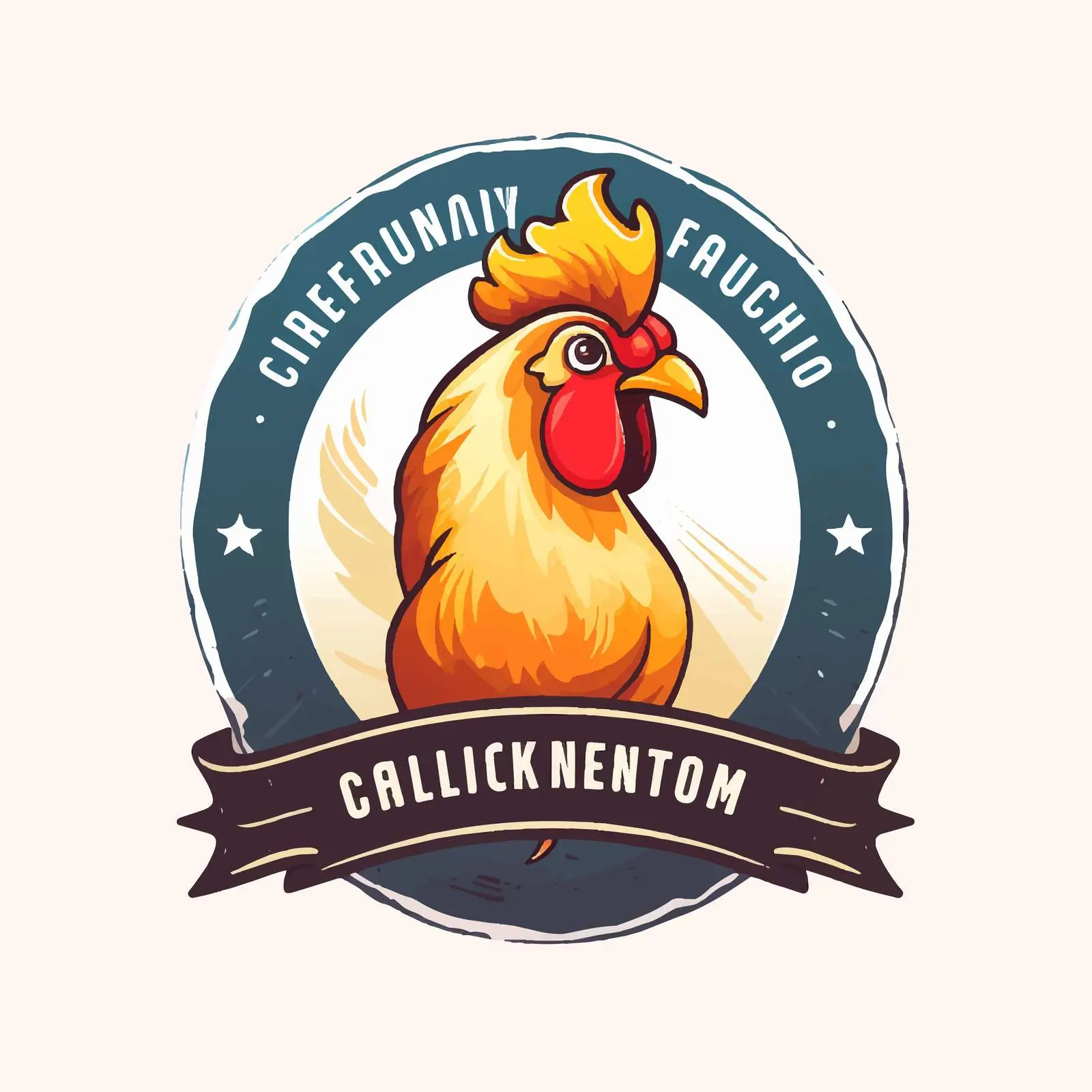 Premium Quality Chicken Logo Vector Illustration — free download from Dotvec