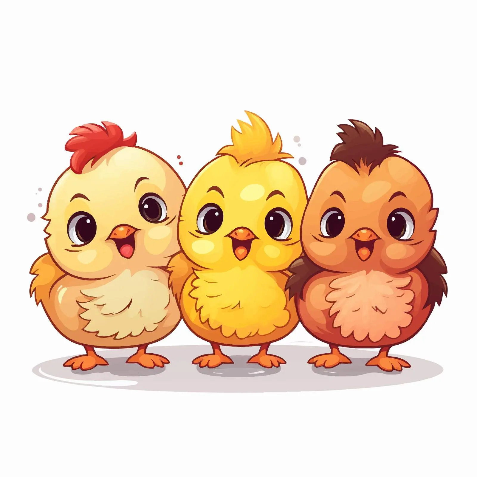 Chick Cartoon Vector Illustration Design — free download from Dotvec