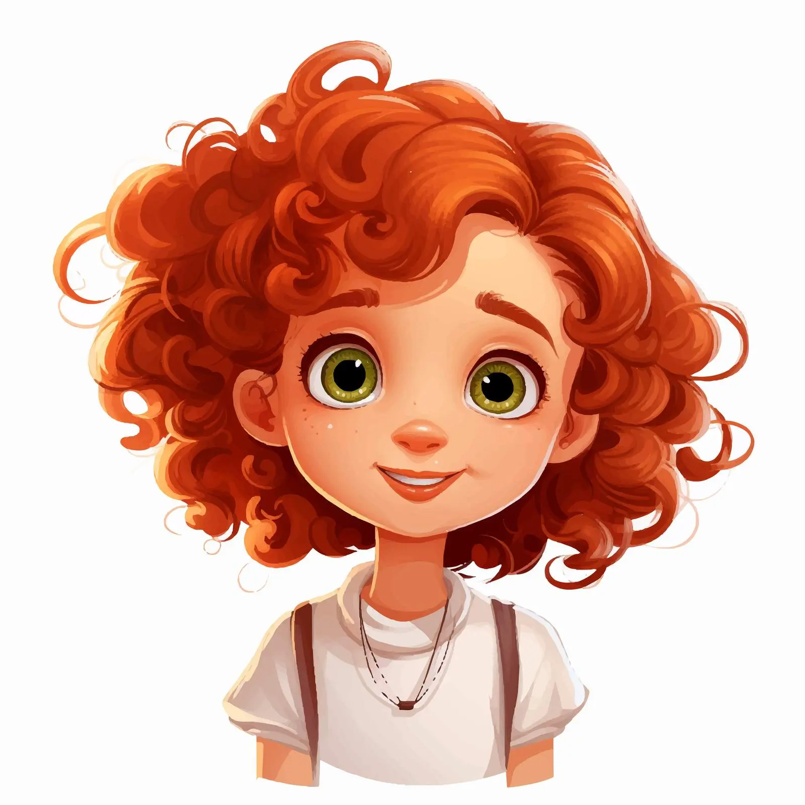 Cartoon Child Illustration on White Background — free download from Dotvec