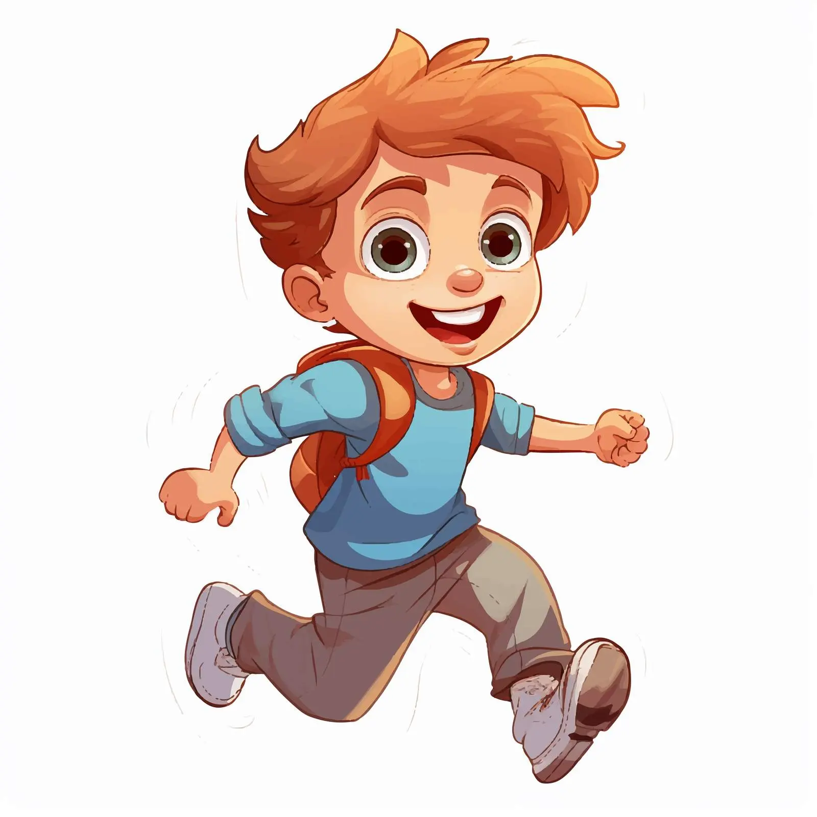 Cartoon Child Illustration on White Background — free download from Dotvec