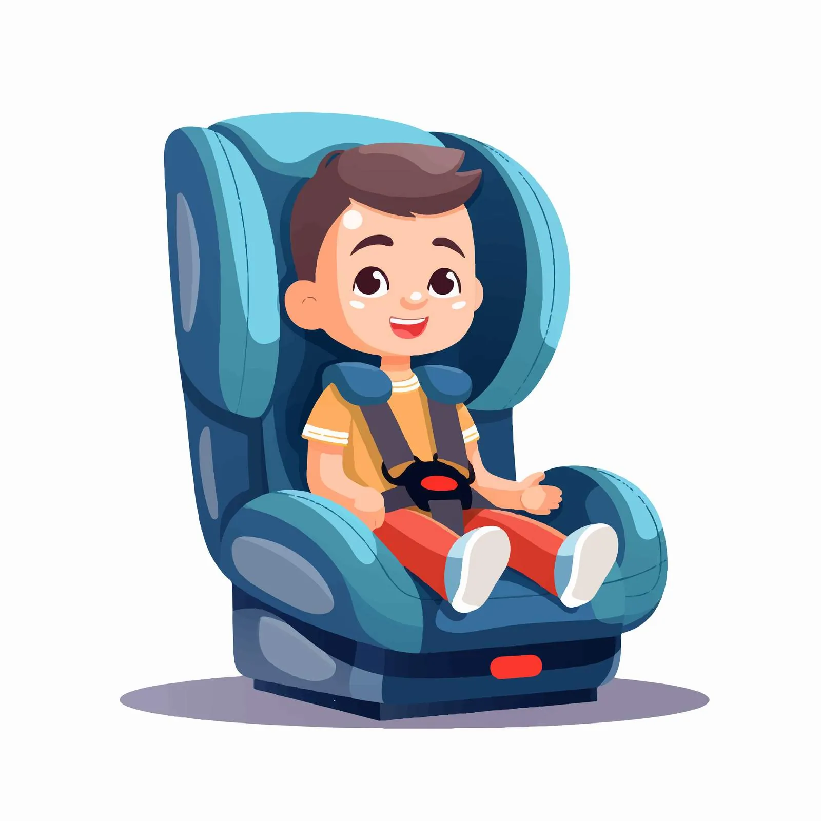 Child Safety in Car Seat Backseat — free download from Dotvec