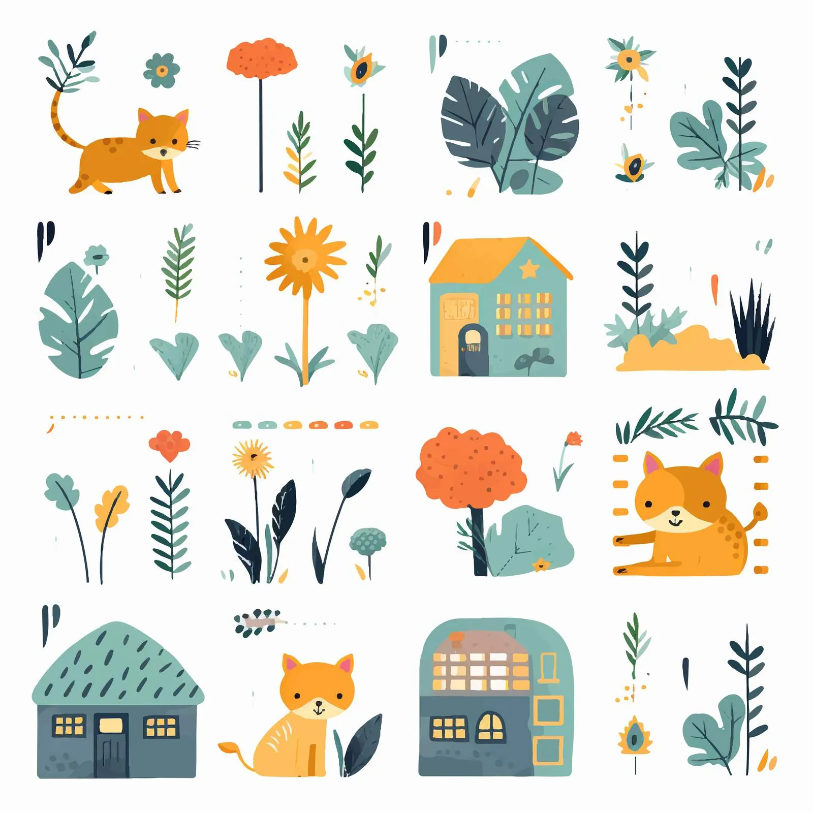 Cute Childish Agenda Notebook Page Design — free download from Dotvec