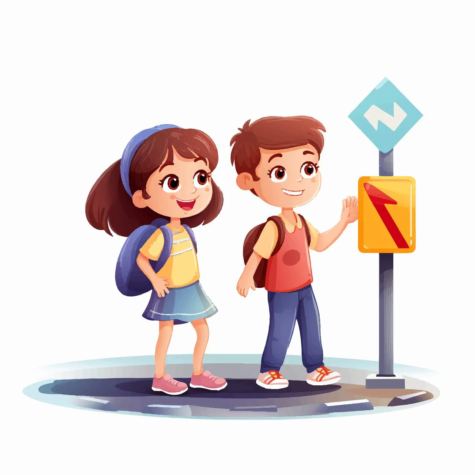 Children Learning Traffic Rules in Safe Play – free parental guidance image from Dotvec