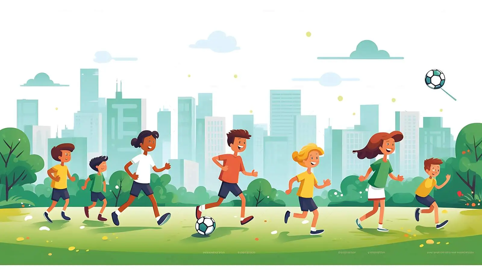 Young Soccer Players Enjoying a Match — free download from Dotvec