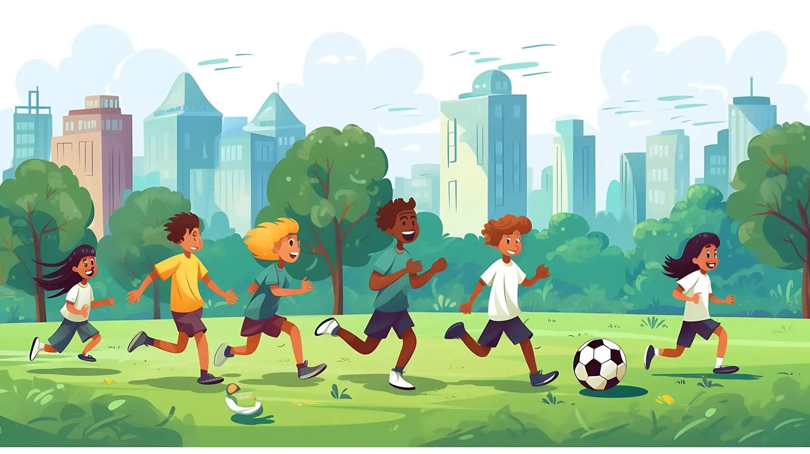 Youth Soccer Match — free download from Dotvec