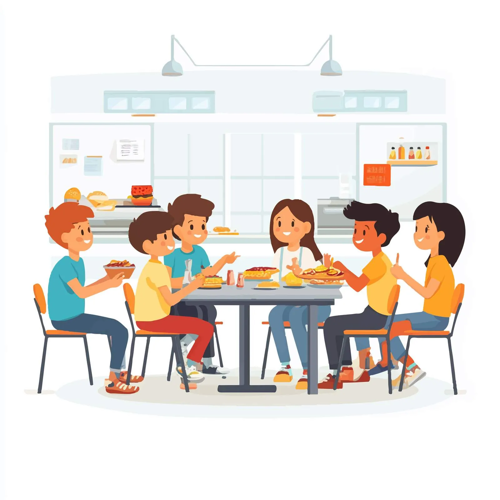 Children Enjoying School Break Conversations Together — free download from Dotvec