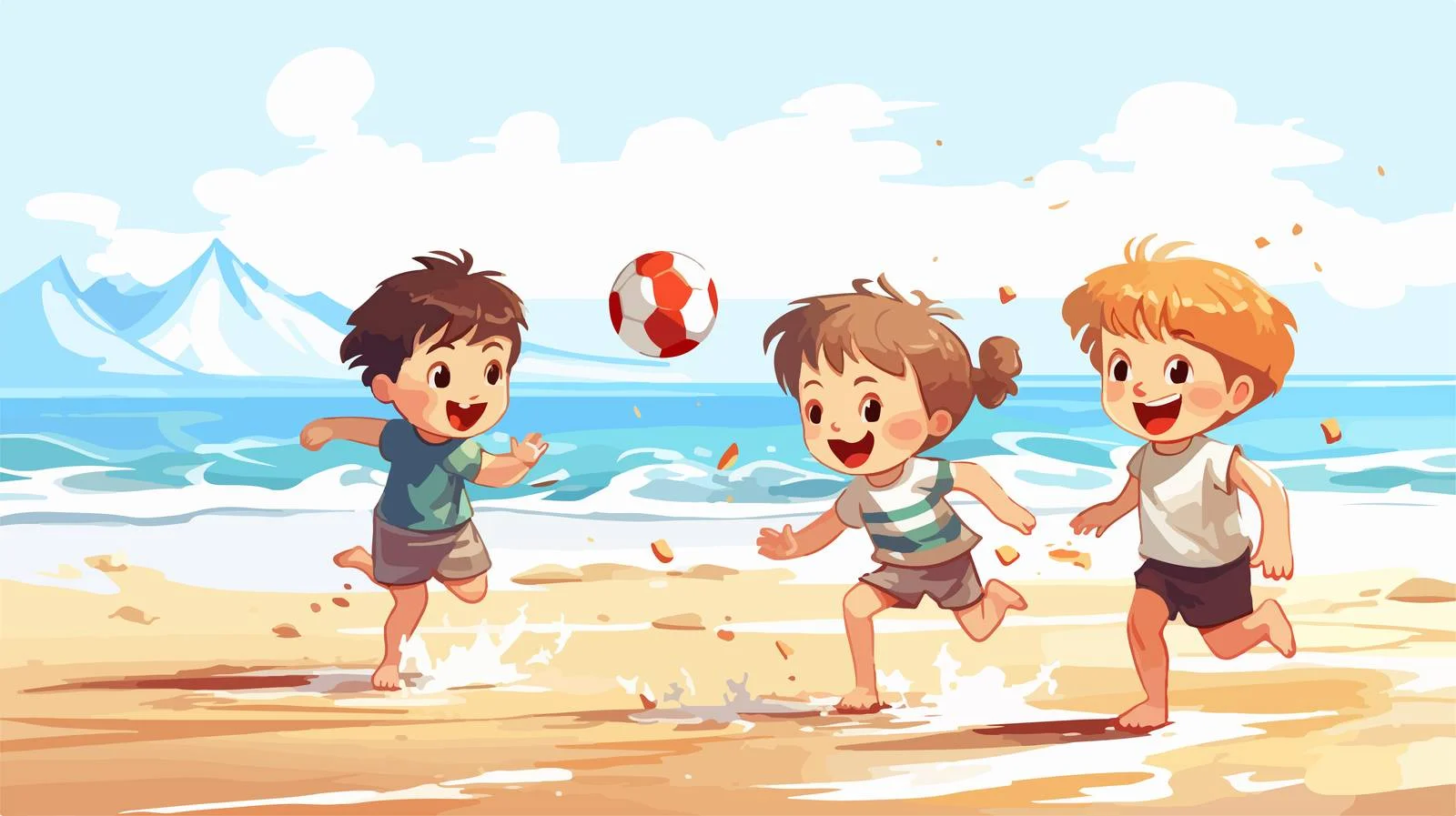 Kids Beach Fun — free download from Dotvec