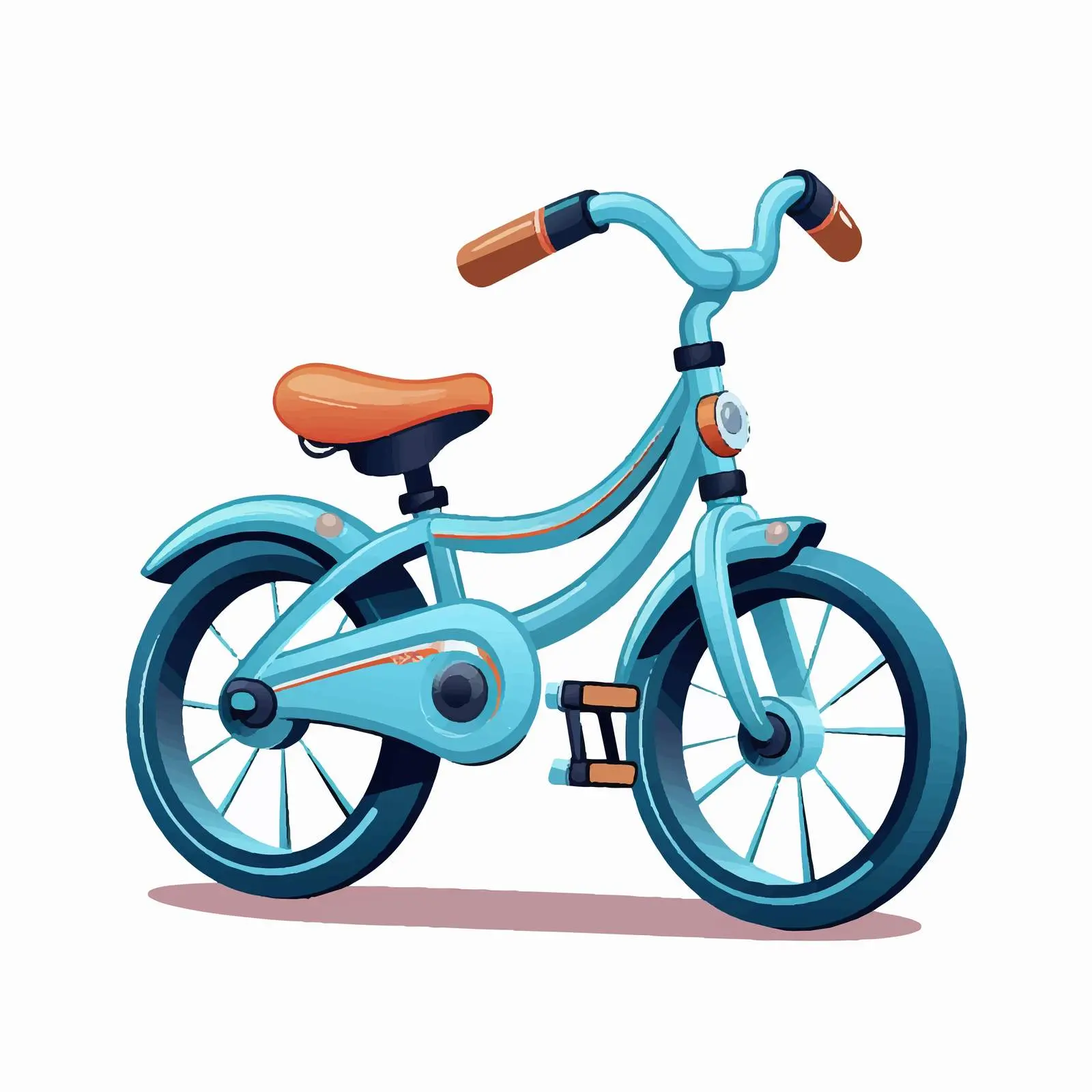 Colorful Cartoon Children’s Bicycle Vector Illustration — free download from Dotvec