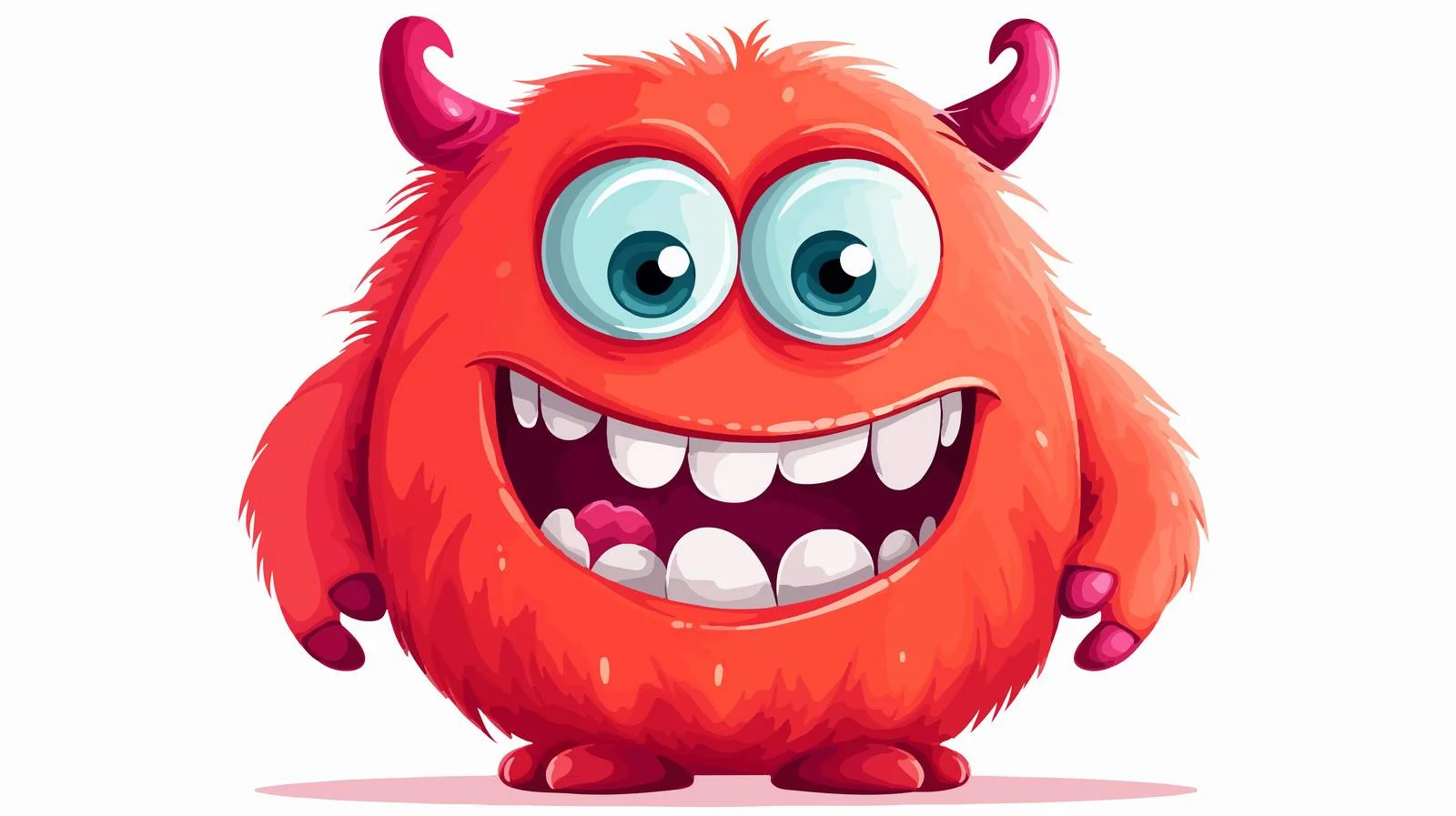 Child's Monster Drawing Illustration — free download from Dotvec