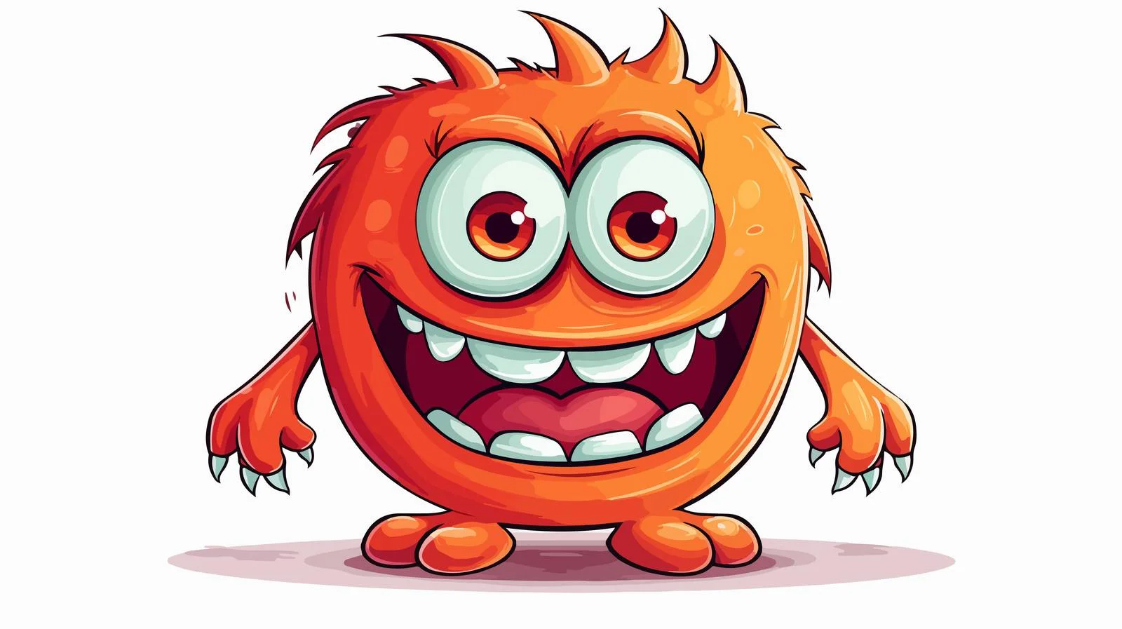 Monster Child's Drawing Stock Illustration — free download from Dotvec