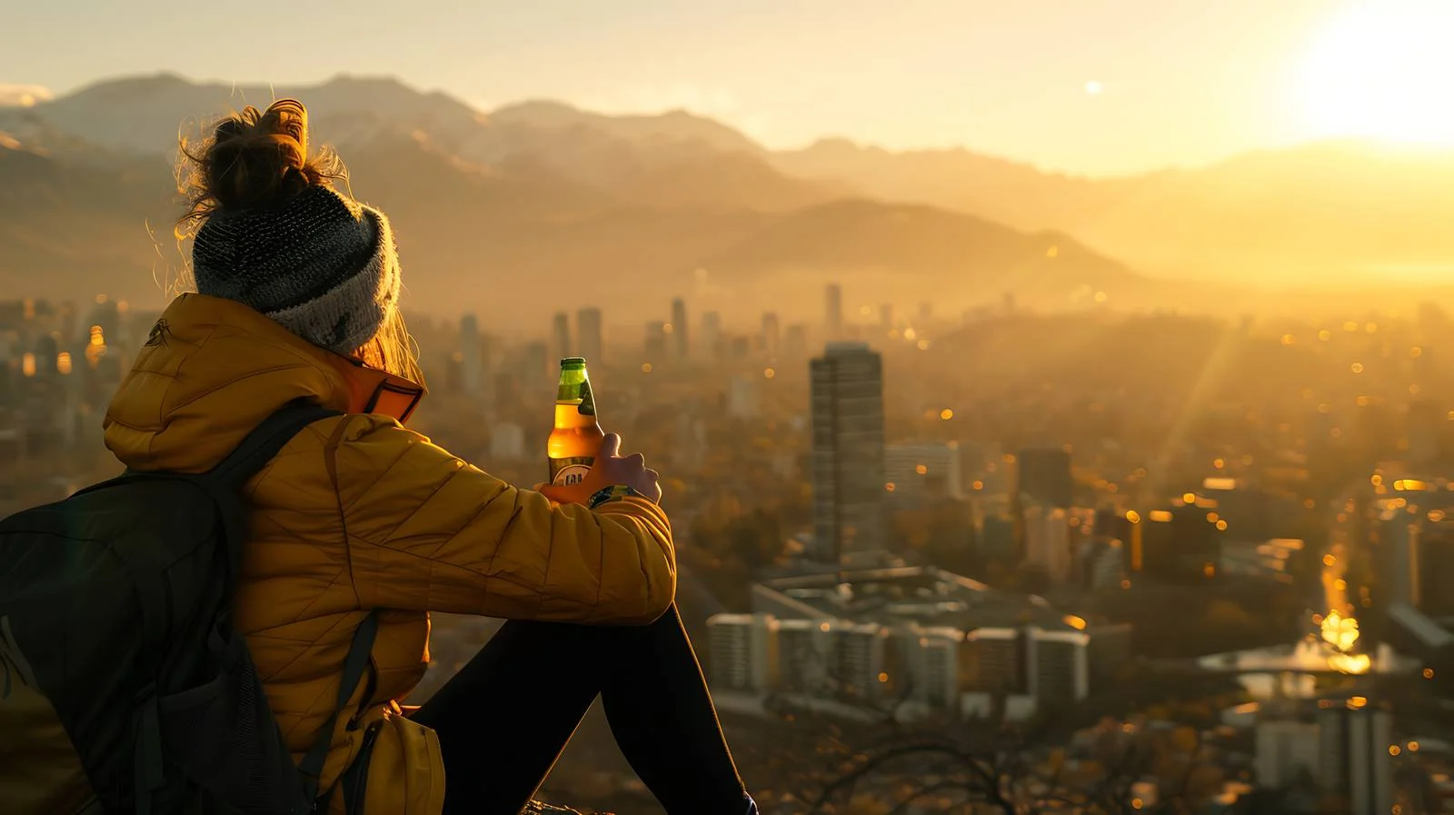 Alpine Beer Enjoyment in Santiago, Chile — free download from Dotvec