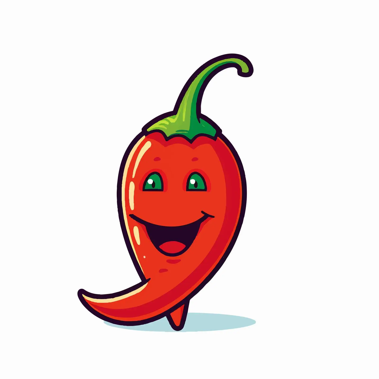 Chili Outline Cartoon Vector Illustration – free seasoning image from Dotvec