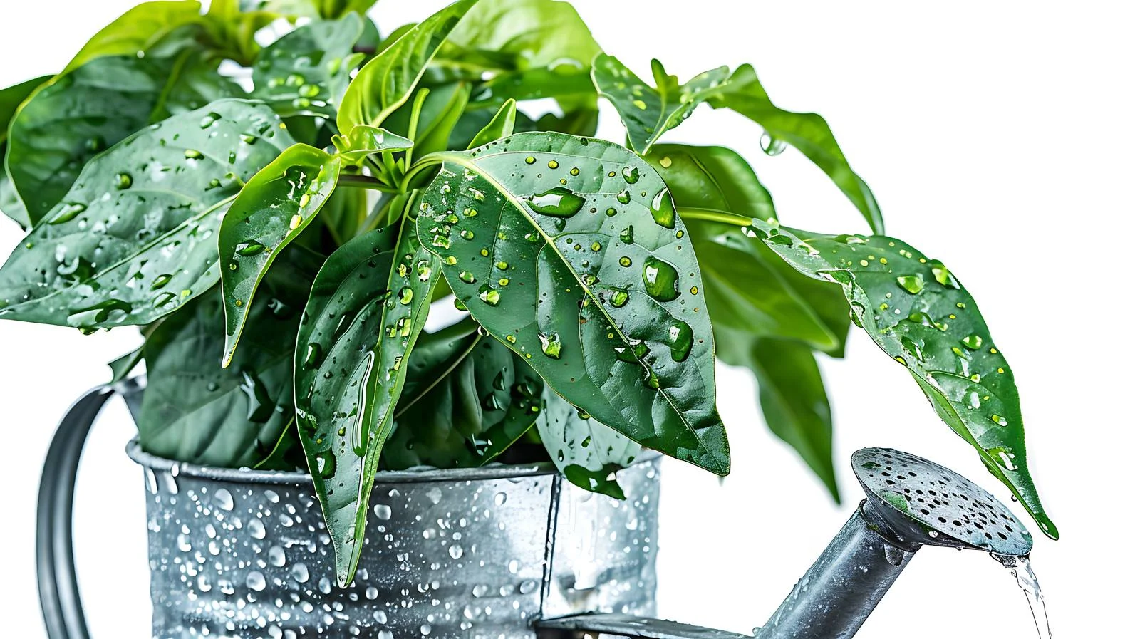 Chili Plant Leaves with Evening Light — free download from Dotvec