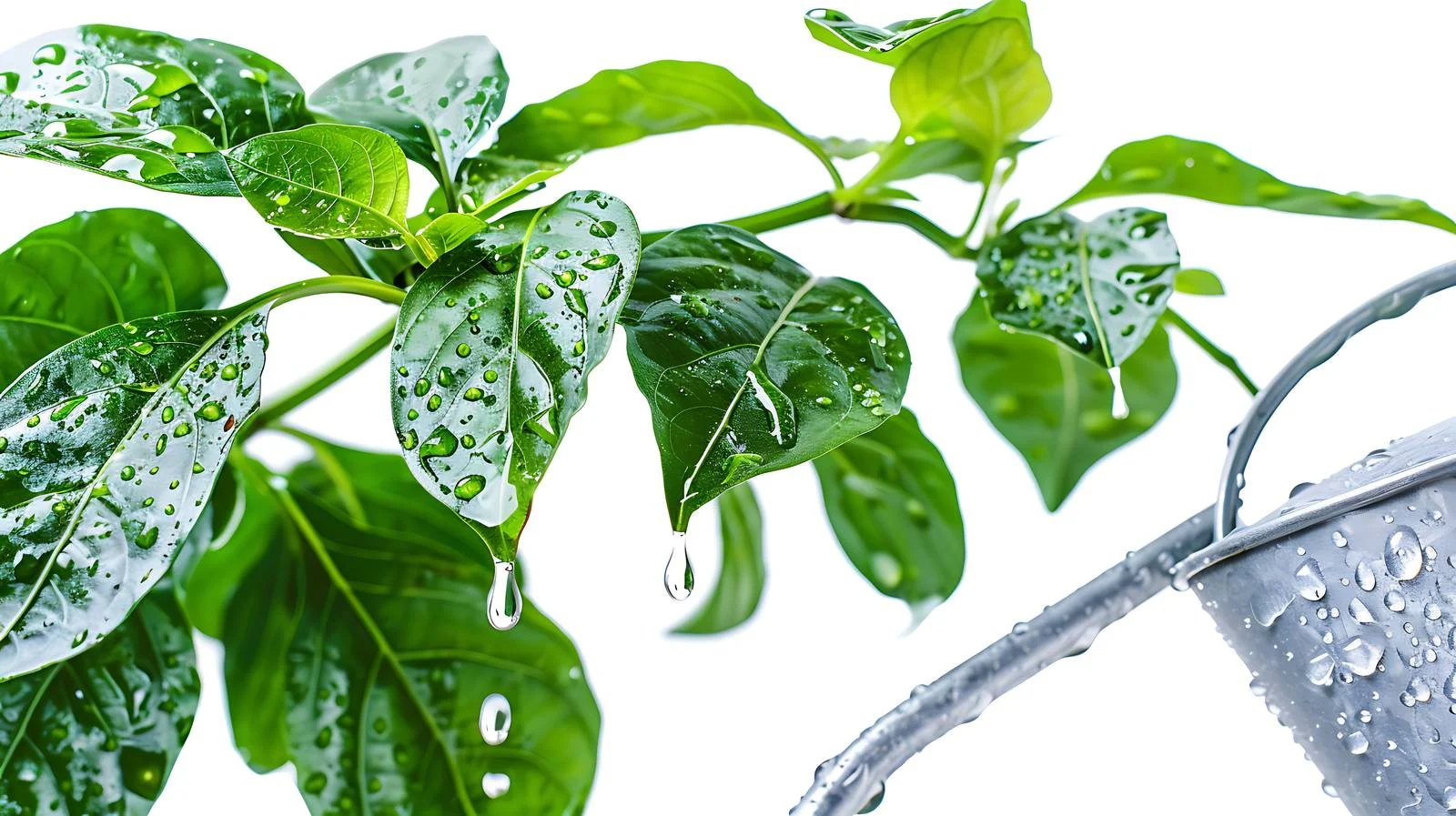 Chili Plant Evening Light Waterdrop — free download from Dotvec