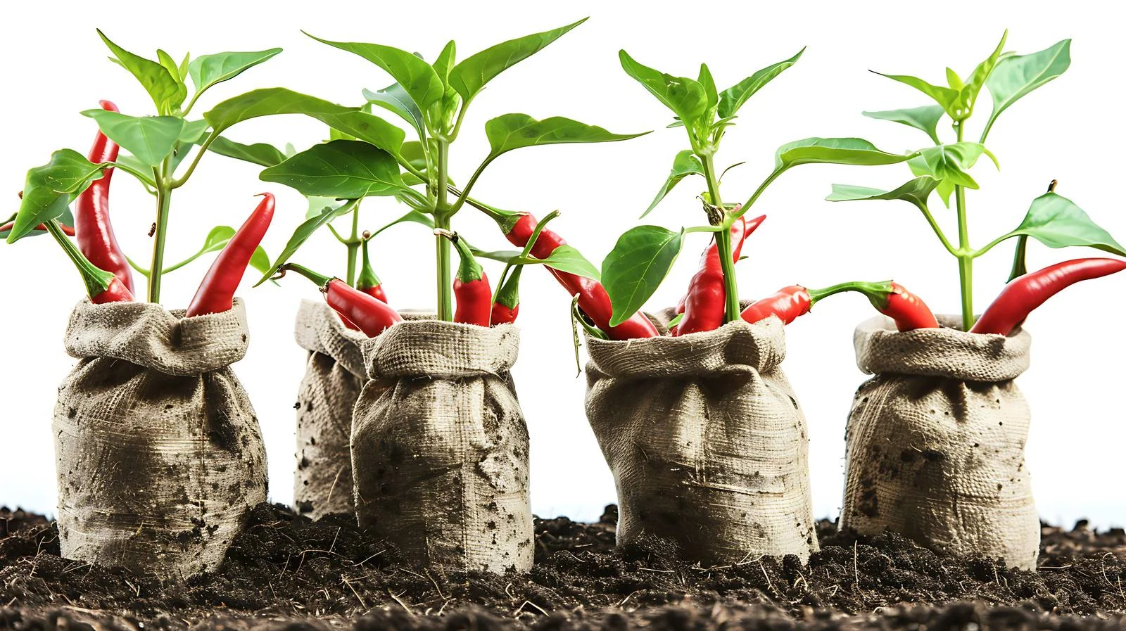 Chili Plants Ready for Planting — free download from Dotvec