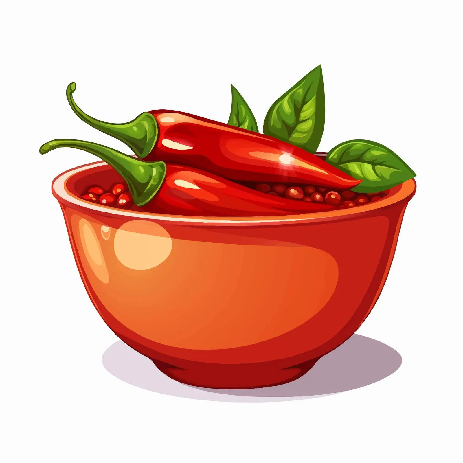 Cartoon Chili Vector Illustration — free download from Dotvec