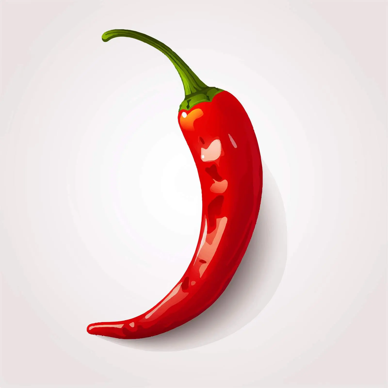 Chili Vector Illustration on White Background – free chili pepper image from Dotvec