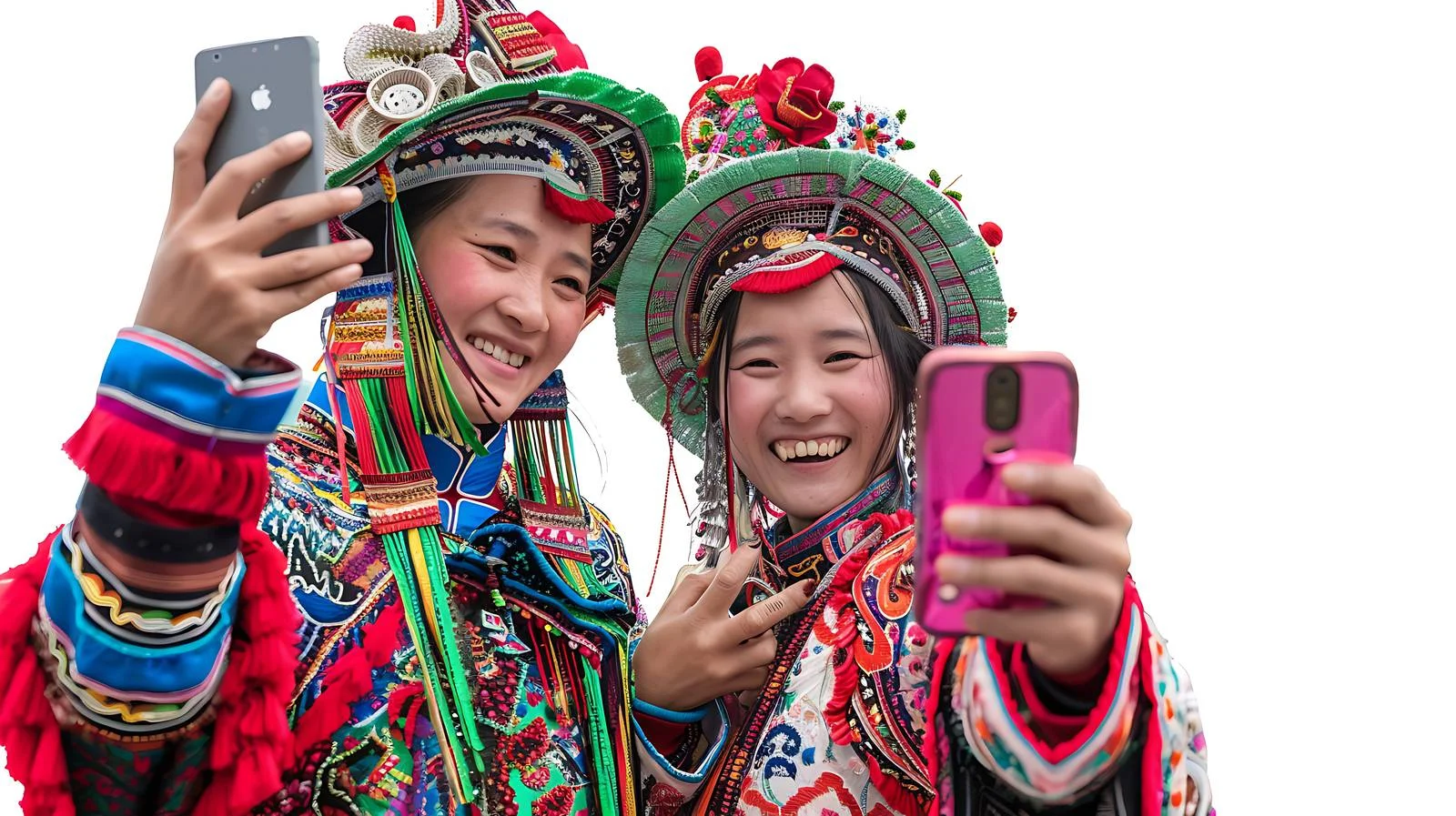 Traditional Miao Women in Guizhou, China — free download from Dotvec