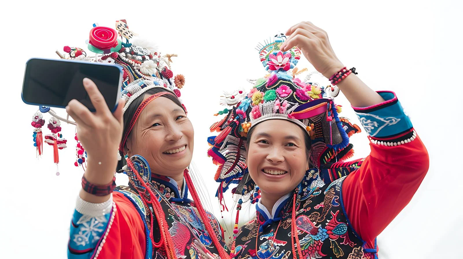 Traditional Miao Women in Guizhou, China — free download from Dotvec